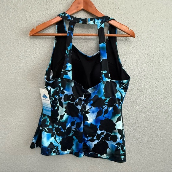 NWT Swimsuits for all Aquabelle Tankini Top Size 16 - Picture 2 of 3